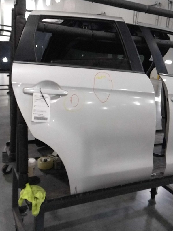 2015 Mitsubishi Outlander Sport Right Rear Door White 706553 144K Miles
