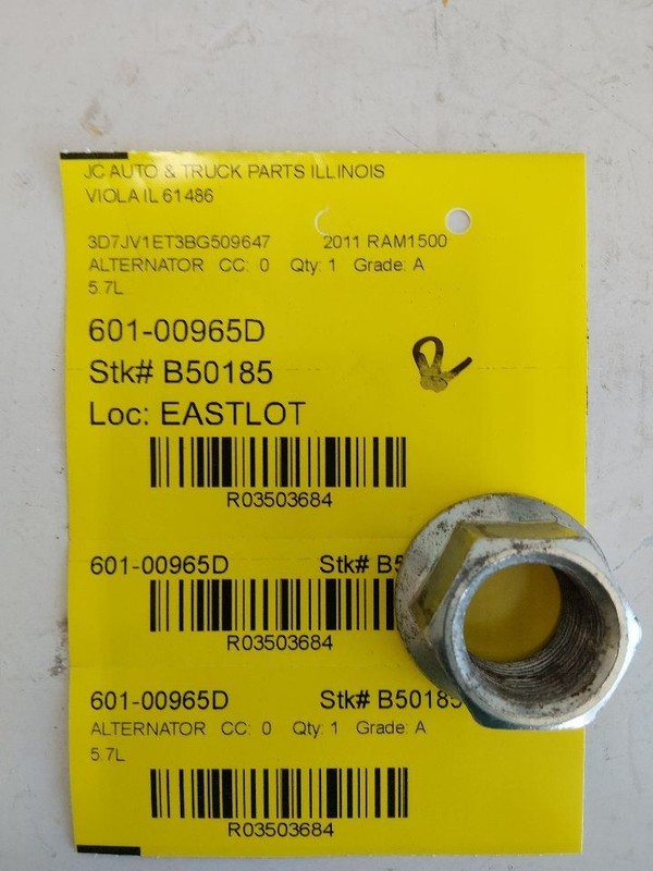 Alternator 160 Amp Fits 07-08 10-18 DODGE 2500 PICKUP 3503684