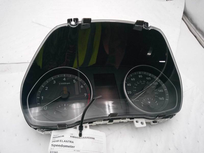 2018 Hyundai Elantra Speedometer Gauge Silver OEM 94011G3530 76000 Miles
