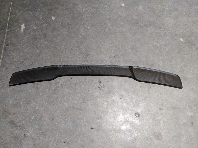 Rear Spoiler Black Grained Fits 05-13 CORVETTE 1184666