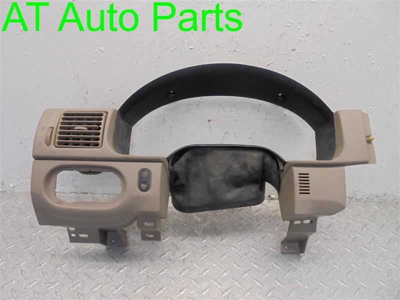 2002-2005 FORD EXPLORER DASH SPEEDOMETER HEAD CLUSTER BEZEL TAN W/VENT OEM