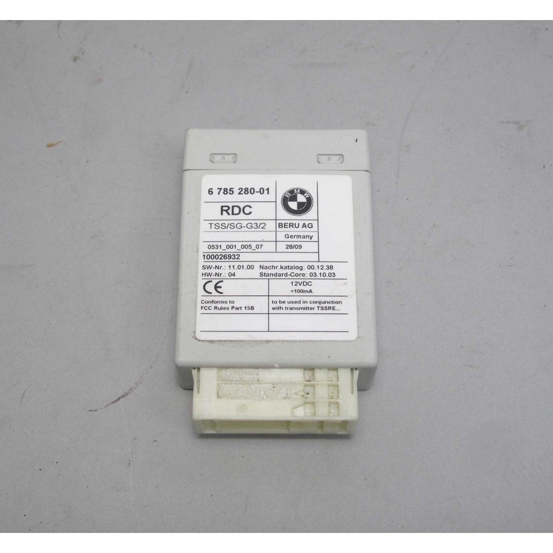 2007-2009 BMW E93 3-Series Convertible RDC Tire Pressure Monitoring Module USED