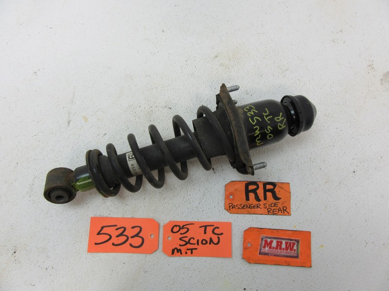 fits 05-10 TC SCION BACK REAR STRUT COIL SPRING PASSENGER SIDE R RH RR RIGHT CAR