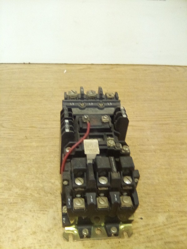 Allen Bradley 509-BOD Series B Motor Starter Size 1 W/ 3 Auxiliary Contacts...