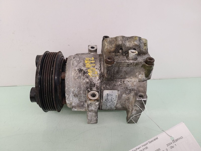 AC Compressor Convertible Fits 04-06 SEBRING 585224