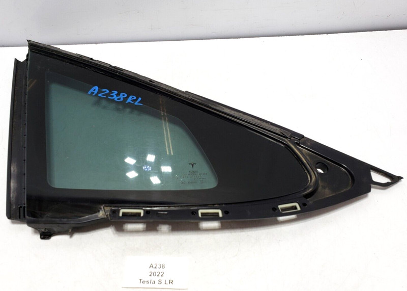 ✅ 2021-2023 OEM Tesla Model S Rear Left Driver Side Quarter Window Glass Tinted