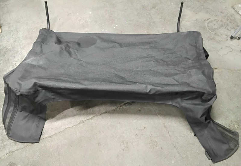 2013-2017 Jeep Wrangler JL 2 Dr Soft Top Roof w/ Frame w/o windows 5MT37SX9AC