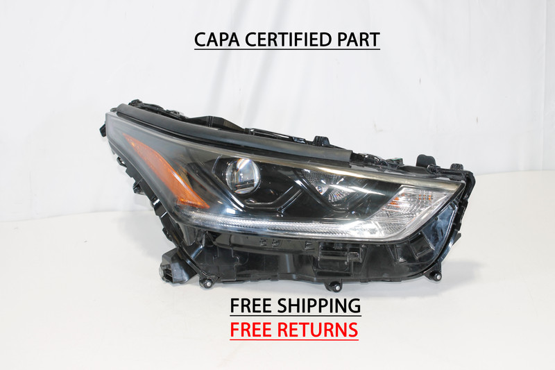 2020-2023 TOYOTA HIGHLANDER RIGHT PASSENGER SIDE LED HEADLIGHT