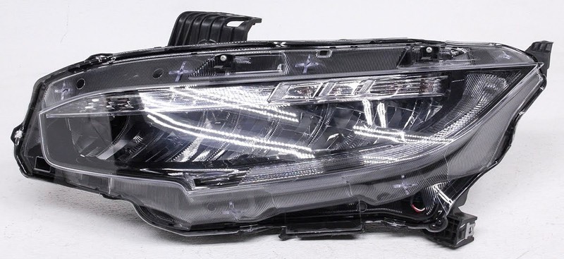 OEM Honda Civic Coupe, Sedan (US) Left Driver Side LED Headlamp Tab Missing
