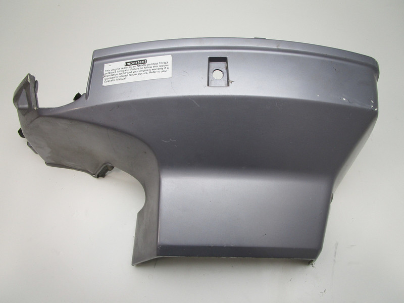 0434645 Silver Evinrude Johnson V4 V6 90-175 Hp Port Lower Engine Cowl Cover