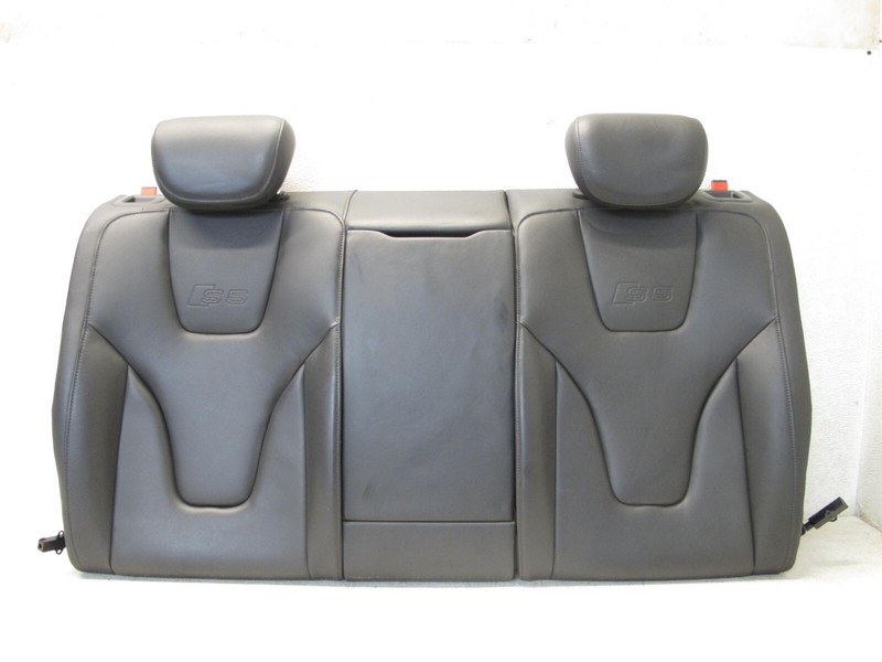 08-17 AUDI 8T A5 S5 RS5 COUPE REAR BACK UPPER SEAT LEATHER BENCH OEM 012425