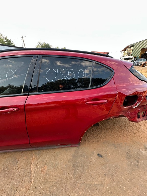 2018-2024 ALFA ROMEO STELVIO REAR LEFT SIDE DOOR SHELL PANEL RED 361 OEM