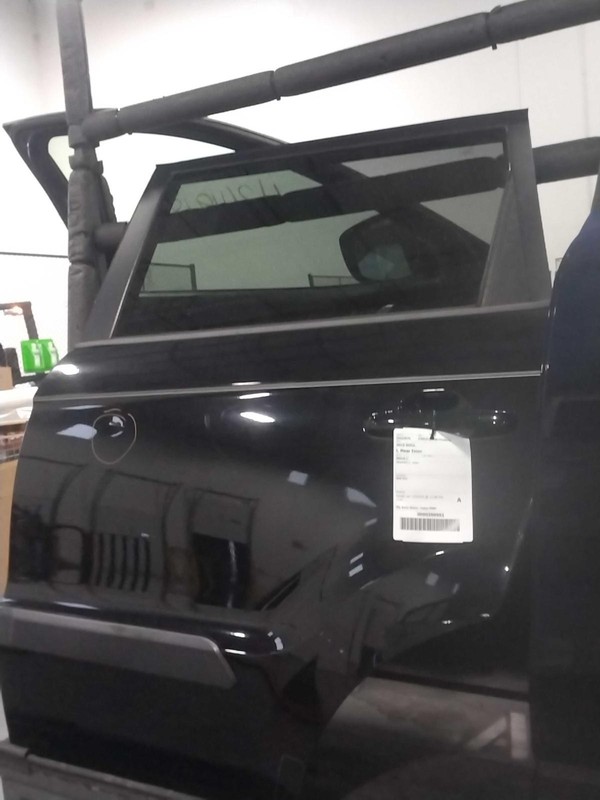 2013 KIA SOUL Left Rear Door Black 131547 Used Small Dent 101K Miles