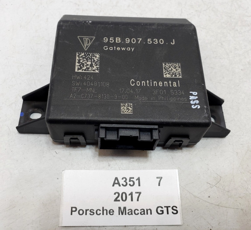 ✅ 2015-2018 OEM Porsche Macan GTS 95B Gateway Control Module 34k