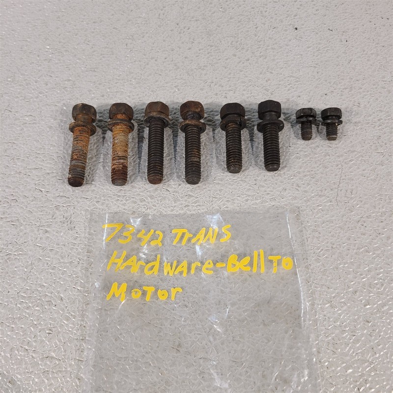 87-93 Ford Mustang Bellhousing To Engine Bolt Set Bolts Hardware Manual Aa7342
