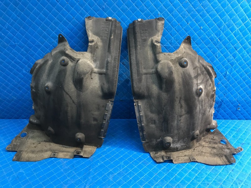 2009-15 BMW F01 750i Front Left Right Splash Shield Fender Liner Cover OEM Pair