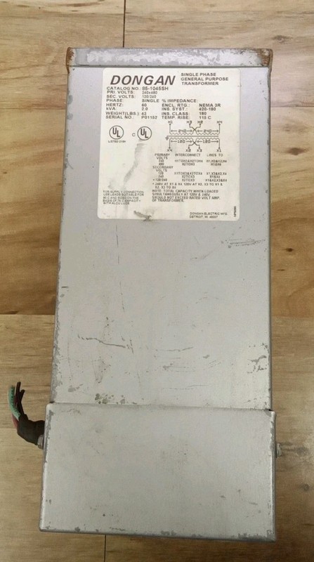 DONGAN 85-1045SH Single Phase General Purpose Transformer
