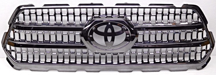OEM Upper Grille Insert For Toyota Tacoma 53100-04520 Black Chrome