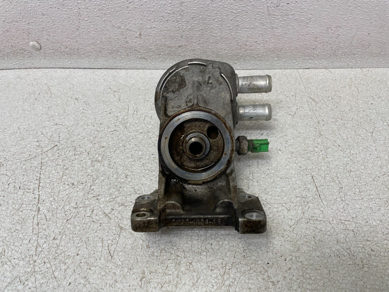 2013 2014 2015 Jaguar XF 2.0L Engine Oil Cooler W/Filter Adapter Mount 1371 OEM