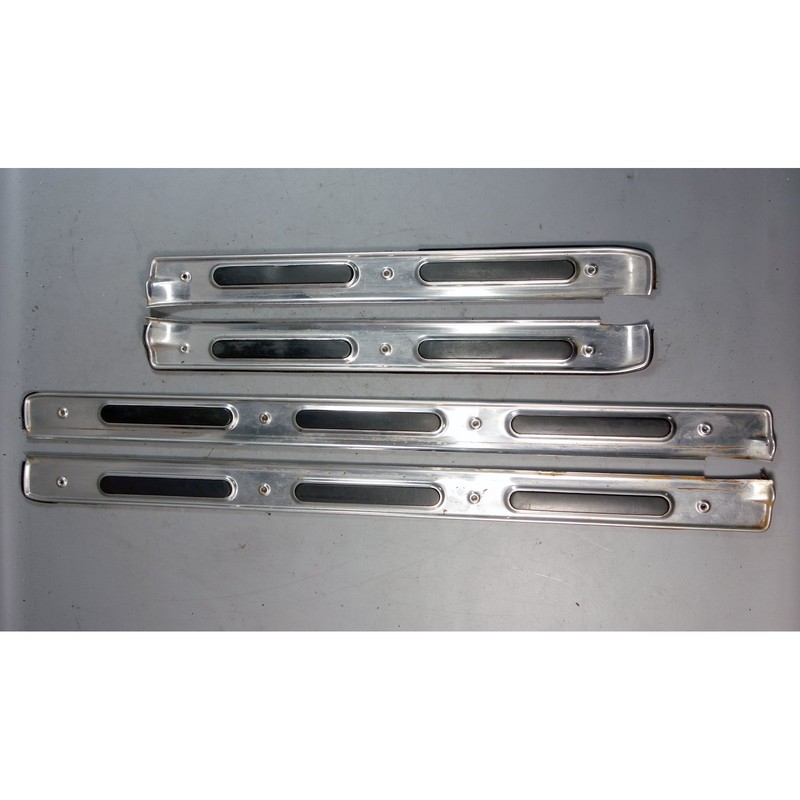 1969-1976 BMW E3 Bavaria Sedan Chrome Door Sill Cover Set of 4 OEM