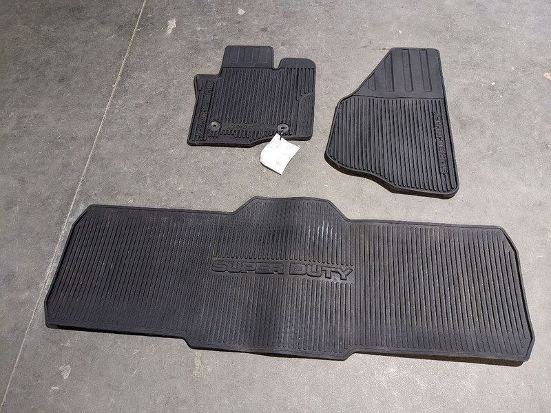 OEM 11-16 Ford Super Duty Rubber All Weather Floor Mats F-250 F-350 1184890