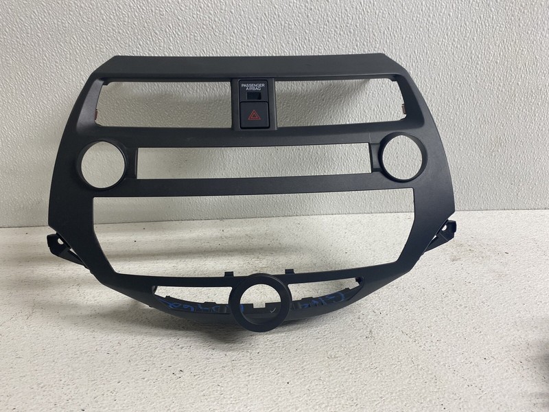 2008-2012 Honda Accord Heater A/C Radio Stereo Climate Bezel Hood Trim Cover