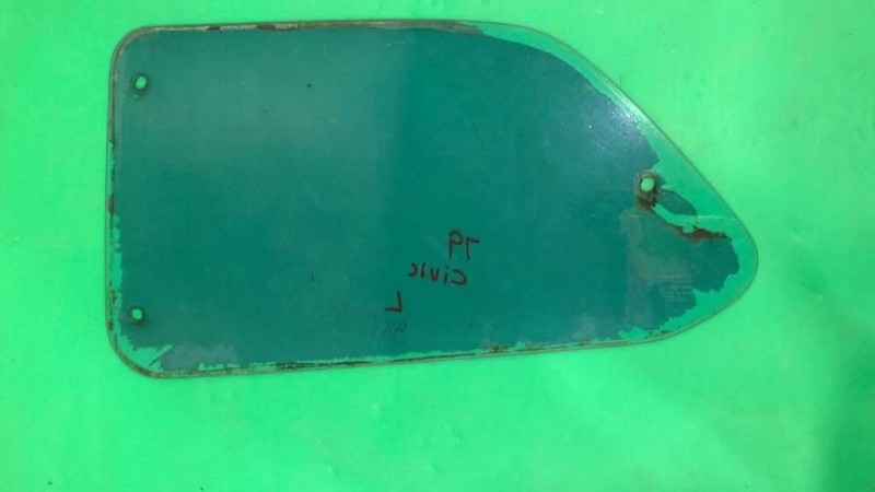 75 76 77 78 79 CIVIC HTBK DRIVER LEFT QUARTER GLASS OEM 3372-3