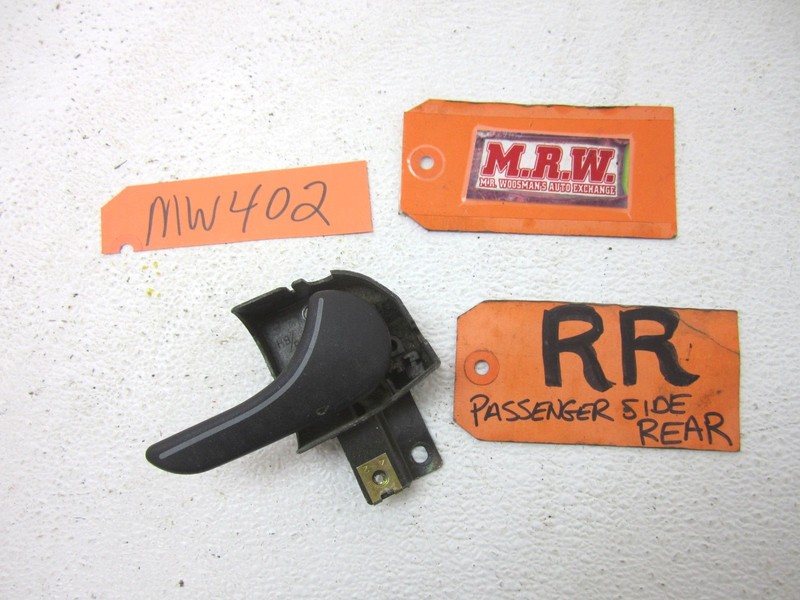 DOOR HANDLE INNER PASSENGER SIDE RIGHT REAR BACK PANEL CAR RR R 90-98 SAAB 9000