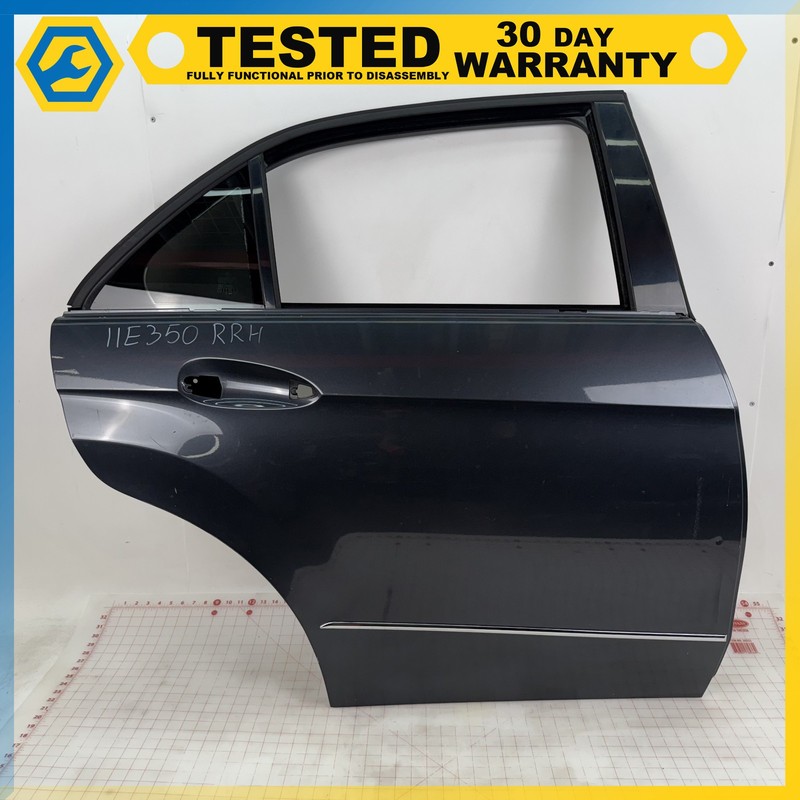 10-16 Mercedes E-class W212 REAR RIGHT PASSENGER SIDE DOOR SHELL Gray OEM