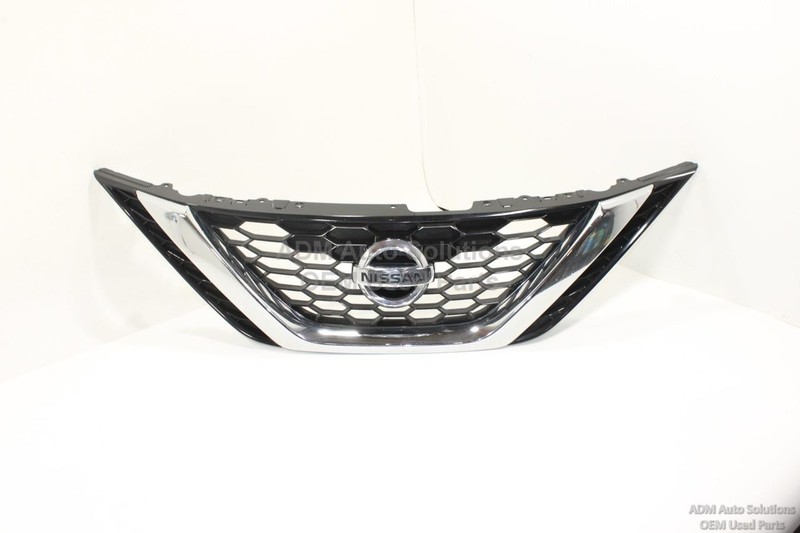 2016 - 2018 NISSAN SENTRA FRONT BUMPER UPPER GRILLE CHROME GRILL OEM 62310-3YU0A