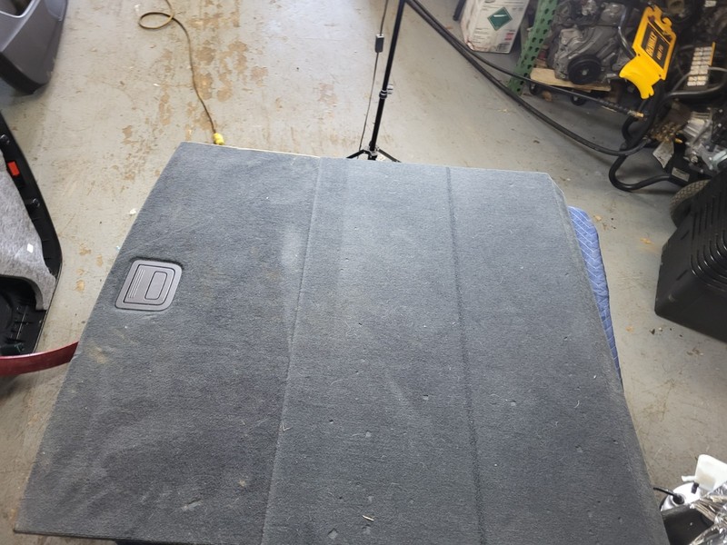 Used Oem Audi Rear Trunk Cargo Floor Carpet Cover Panel for 2020-2025 SQ8