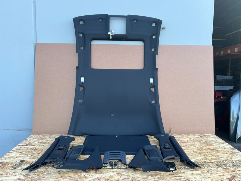 INFINITI Q50 2014-2024 OEM OVERHEAD ROOF HEADLINER WITH SUN VISOR & A B C PILLAR