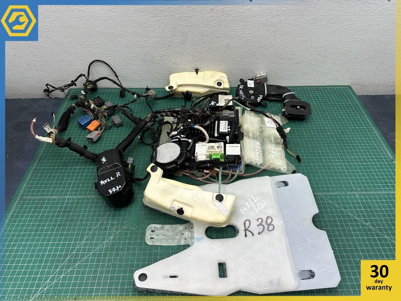 13-15 JAGUAR XJ FRONT RIGHT PASSENGER SEAT LUMBAR MOTOR PAD W/COOLING OEM