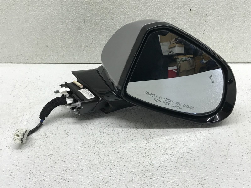 2019 20 21 22 Santa Fe RH Right Passenger Door Mirror W/ Blind Spot OEM Gray