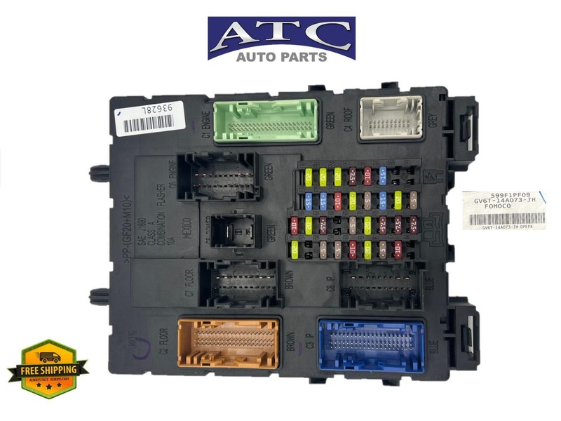 GV6T-14A073-JH BODY COMPUTER CONTROL MODULE FUSE BOX for 2017-2019 Escape