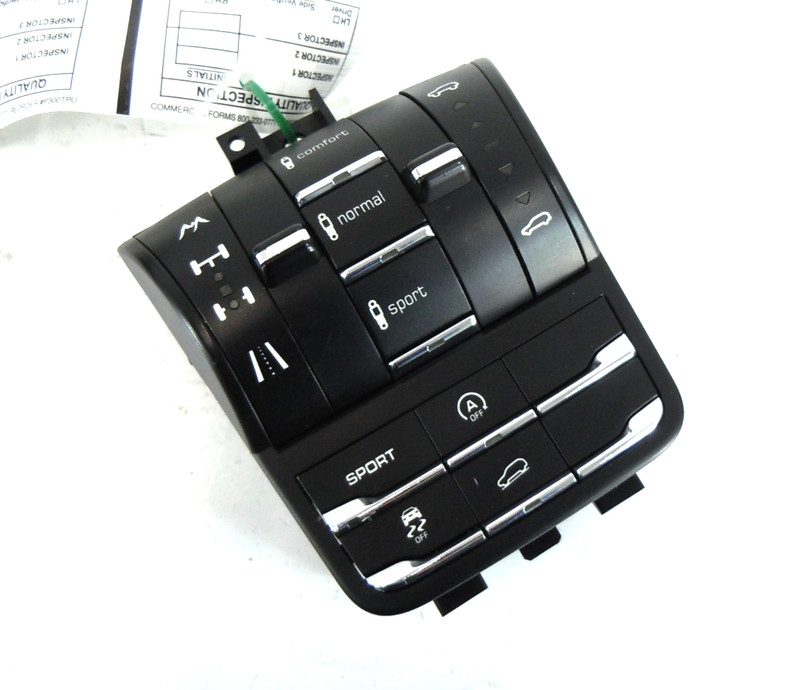 2012 12 Porsche Cayenne Active Suspension Mode Control Switch Panel OEM