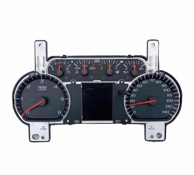 17 CHEVY SILVERADO CLUSTER SPEEDOMETER MUST SEE PICS NO FRONT COVER OEM 84068685