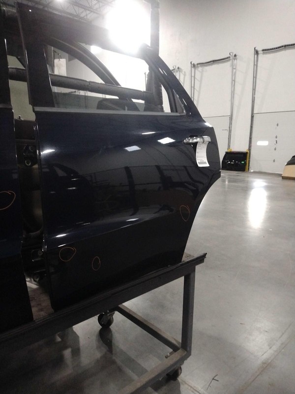2013 Dodge Durango Left Rear Door Blue Light Scratch 329350 170K Miles