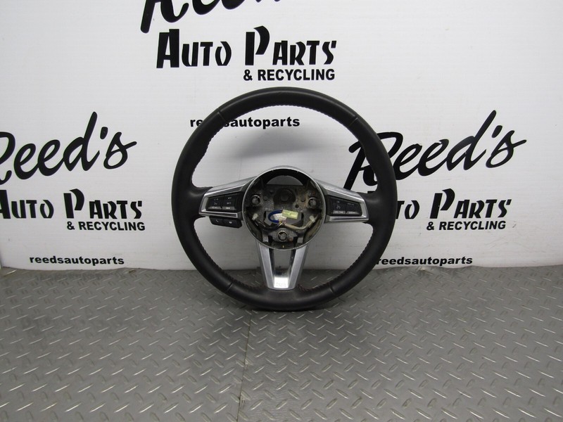 2016-2019 Mazda Miata Steering Wheel (Black With Red Stitching) Light Wear