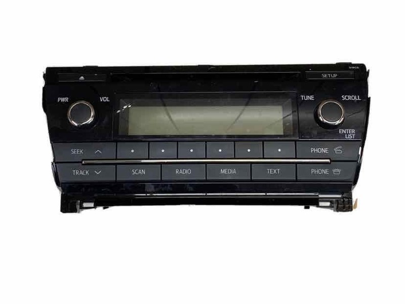 Toyota Corolla radio am fm 14 16 display screen & receiver assy OEM 8612002F60