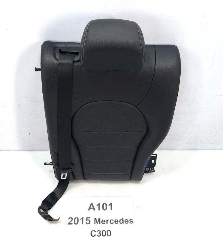 ✅ 2015-18 OEM Mercedes W205 C300 C400 C63 Rear Left Upper Seat Black Anthracite