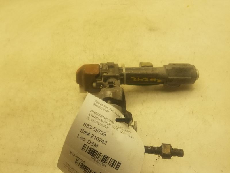 01 02 03 04 05 06 LEXUS LS430 IGNITION SWITCH CONVENTIONAL
