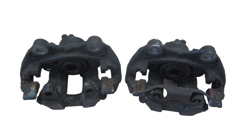 04-09 MERCEDES W211 W219 E320 E350 E500 BRAKE CALIPER LEFT RIGHT REAR PAIR 10915