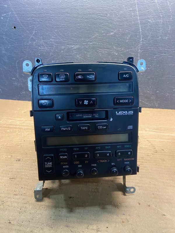 1992 to 1994 Lexus SC300 Climate Control Radio Receiver ae4666 DG