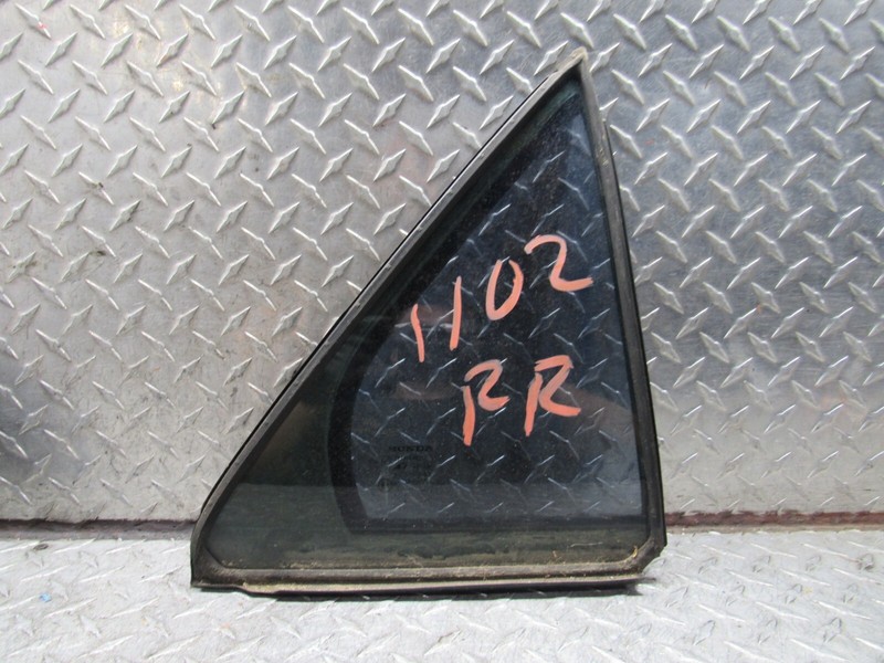 2003-2007 HONDA ACCORD SEDAN RIGHT PASSENGER REAR DOOR VENT WINDOW GLASS
