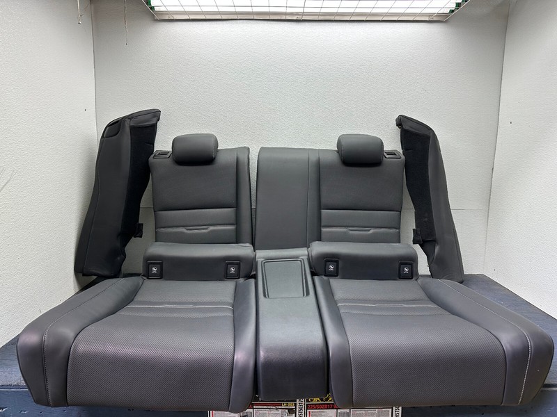 15 LEXUS RC350 REAR SEAT UPPER AND LOWER CUSHION COMPLETE SET OEM