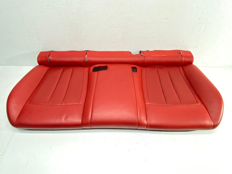 15-19 BMW F86 X6M Rear Bottom Lower Seat Bench Heated Red Leather Mugellort OEM✅