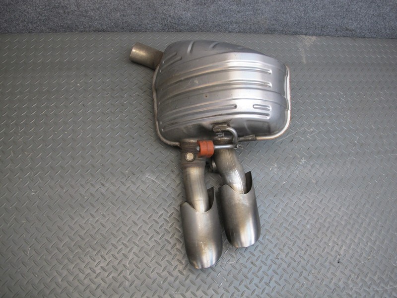 2014-2016 PORSCHE PANAMERA 970 3.0L TURBO REAR RIGHT EXHAUST MUFFLER W TIPS