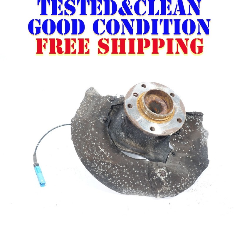 04 05 06 07 BMW 525i FRONT LEFT DRIVER SPINDLE KNUCKLE WHEEL HUB OEM