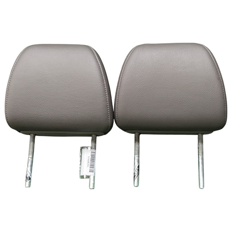 2011-2017 Honda Odyssey Rear Seat Second 2nd Row Gray Leather Headrest Pair OEM